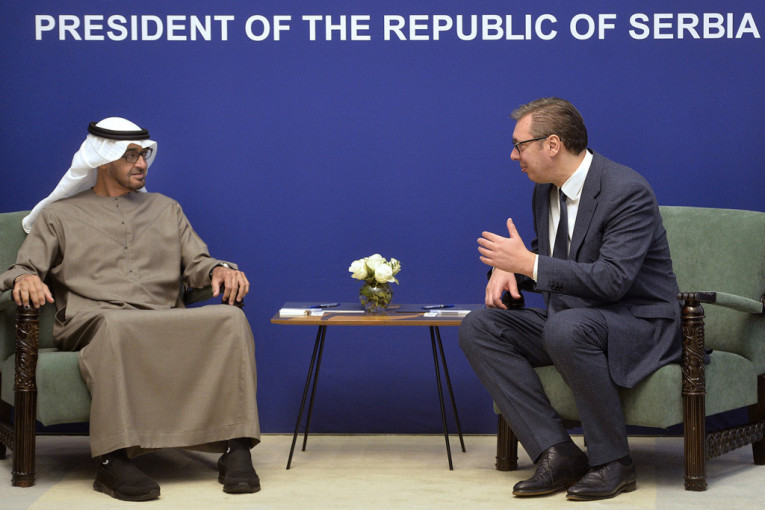 Vučić nakon sastanka sa predsednikom UAE: Bin Zajed je veliki, iskreni prijatelj Srbije, nadamo se da ćemo ga zainteresovati za investicije