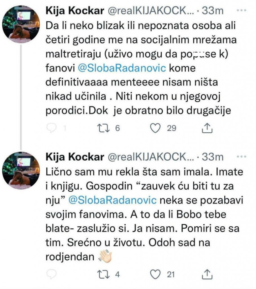 „Zaslužio si da te blate, ja nisam!" Kija potkačila bivšeg muža naočigled svih: Poruke zapalile društvene mreže! (FOTO)