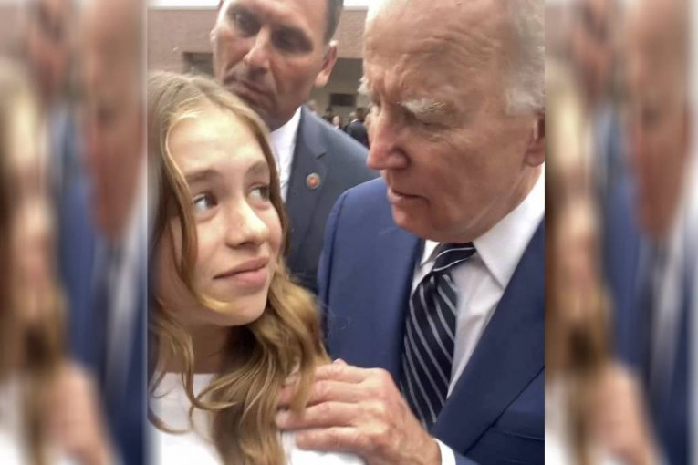 Bajden dodirivao devojčicu, mirisao joj kosu i davao savete za vezu: Predsednik SAD u centru novog skandala (VIDEO)