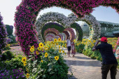Cvetna fatamorgana usred pustinje: Turistička atrakcija najvećeg vrta na svetu za praznike