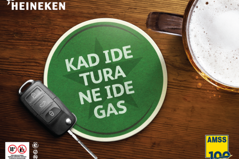 Kompanija HEINEKEN Srbija i Auto-moto savez Srbije sprovode kampanju „Kad ide tura, ne ide gas”