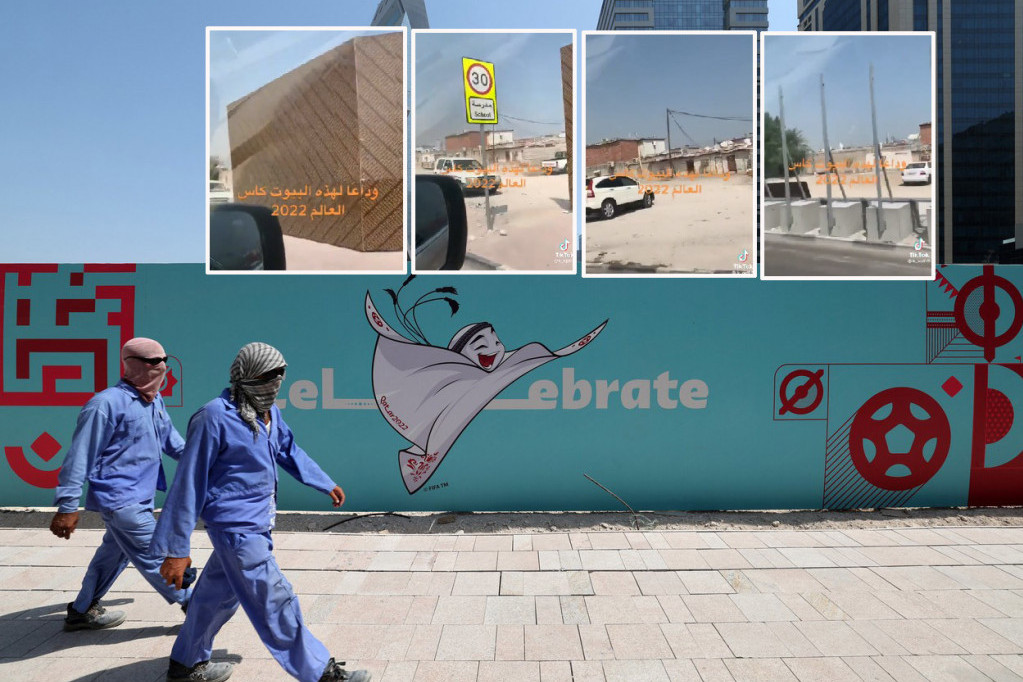 U Kataru na sve načine pokušavaju da sakriju siromaštvo: Grade zidove pred Mundijal, kritike se ponovo nižu (VIDEO)