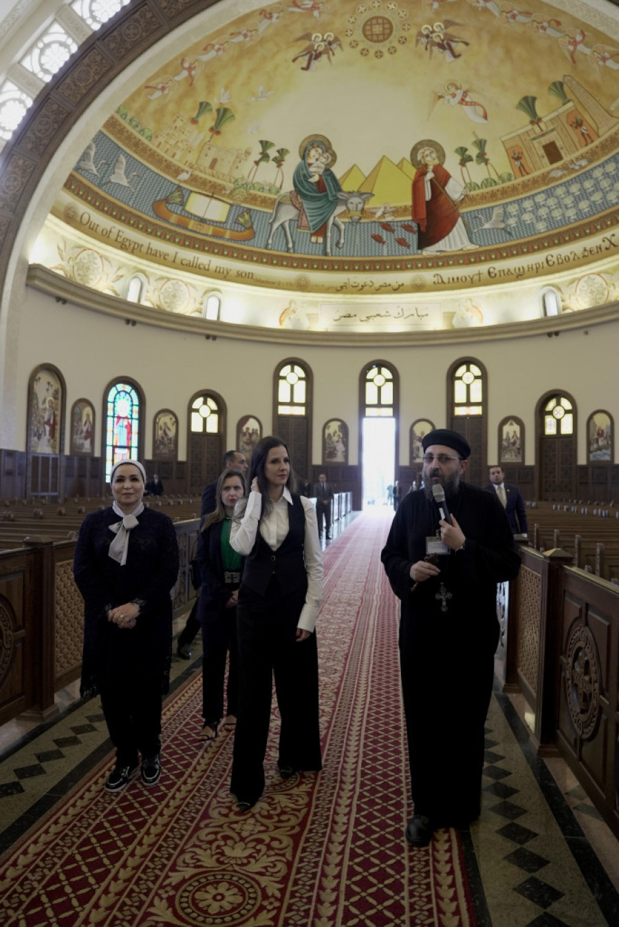 Prva dama Srbije, Tamara Vučić, sa suprugom predsednika Egipta Entisar El Sisi