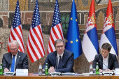 Predsednik Vučić i premijerka Brnabić sa ambasadorima Kvinte