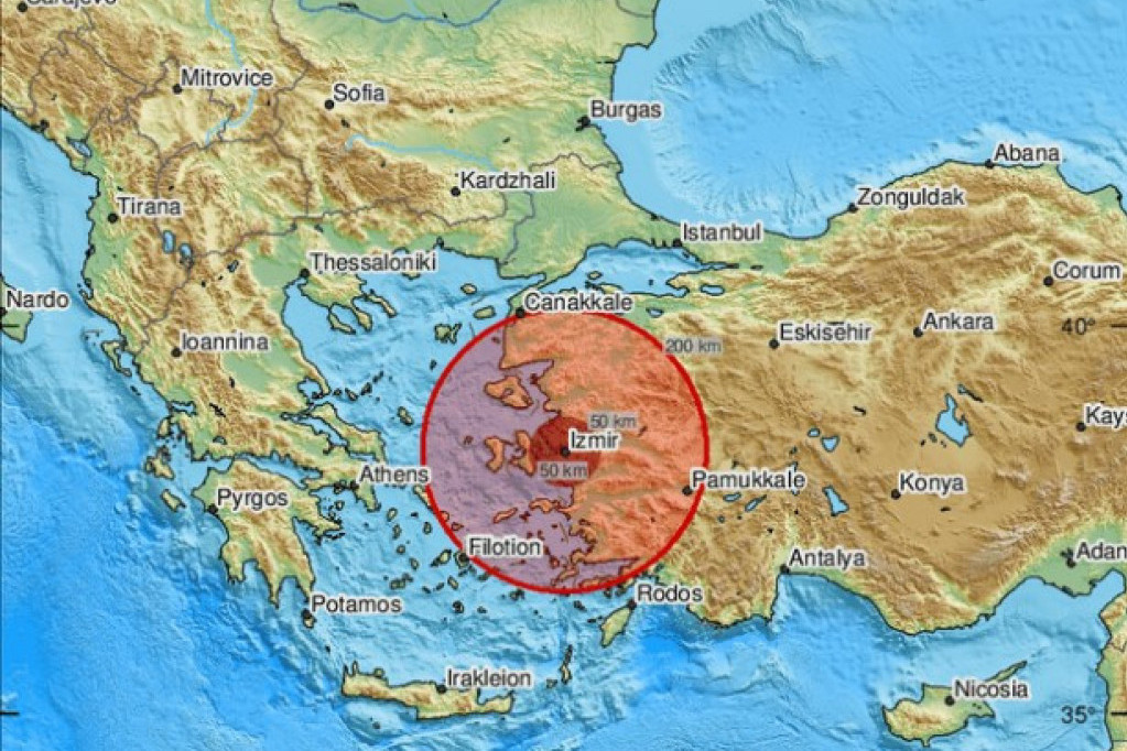 Jak zemljotres pogodio Tursku: Potres izazvao paniku, dvoje povređenih (VIDEO)