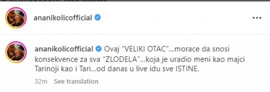 Rasta odgovorio na Anine prozivke: Dalje od ovoga više neće ni da čuje!