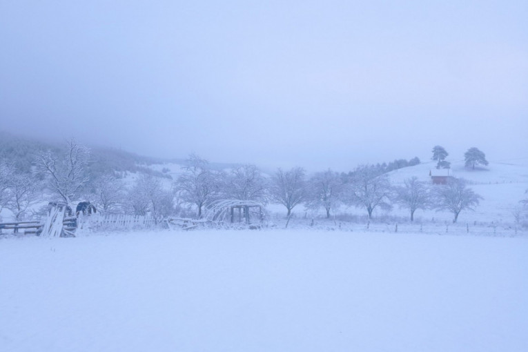 Napadalo tokom noći: Na Zlatiboru, Goliji i Tari do 20 cm snega, putari celu noć biti na terenu (FOTO)