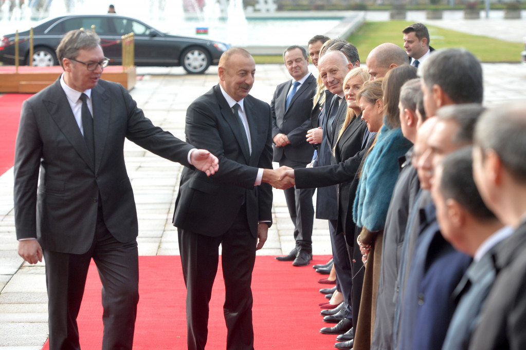 Potpisano 7 bilateralnih sporazuma između Srbije i Azerbejdžana: Alijev u poseti Srbiji