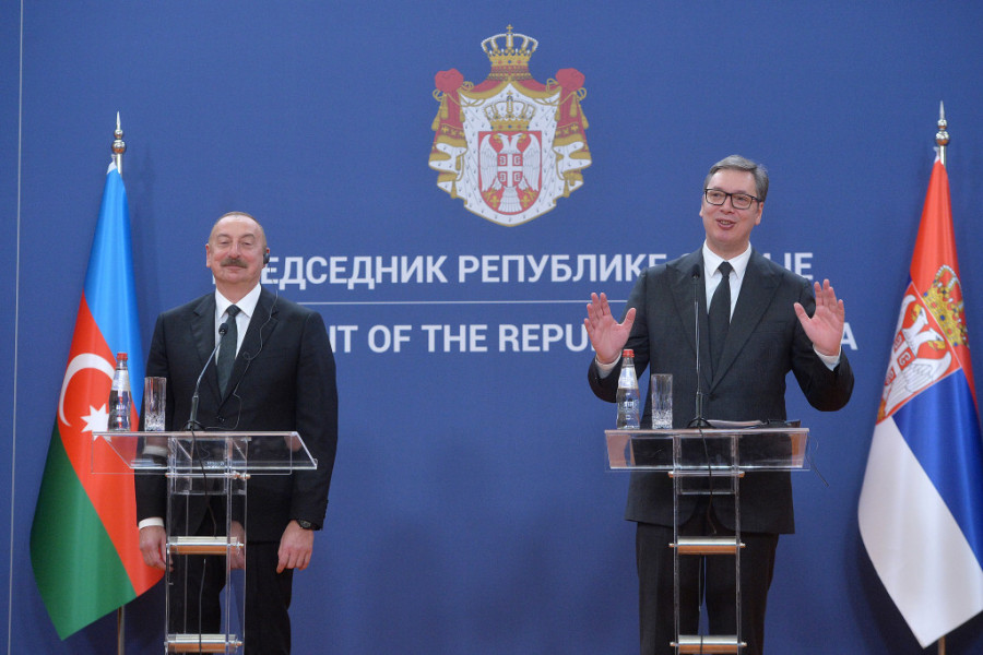 Vučić i Alijev potpisali Memorandum o osnivanju Saveta za strateško partnerstvo