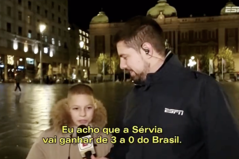Orlovi, sve što vam treba protiv Brazila je samouverenost ovog dečaka! Biće 3:0, Nejmar će plakati kao beba! (VIDEO)