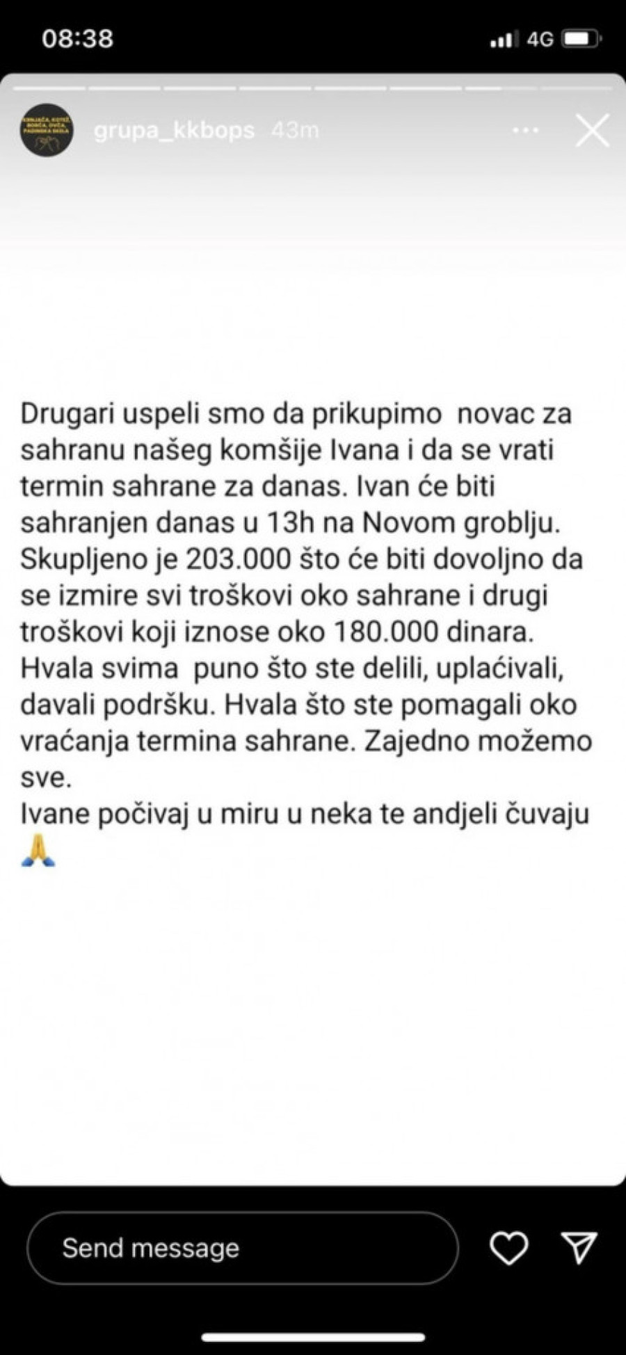 Ivan (32) je doživeo moždani udar, a njegovi nisu imali novca da ga sahrane: Onda su se okupili ljudi iz njegovog kraja i pokazali ljudskost