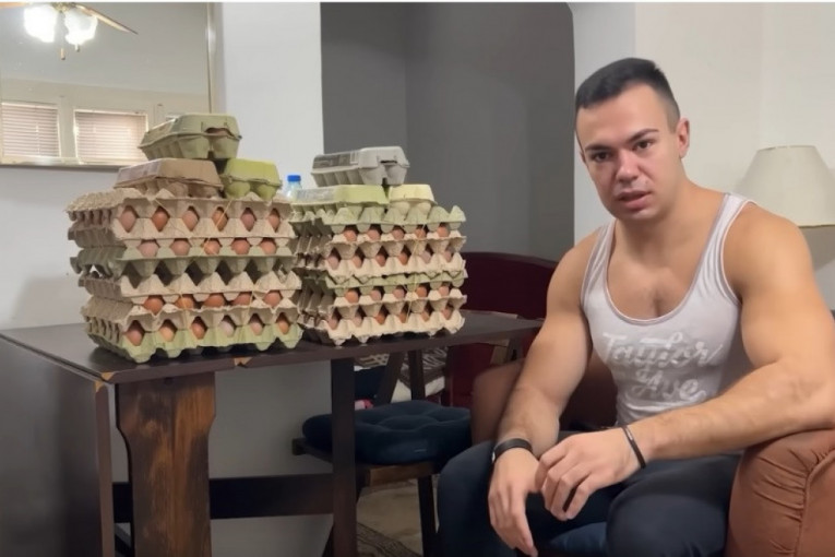 Srpski jutjuber pojeo 300 jaja za 10 dana i objavio nalaze kompletne krvne slike