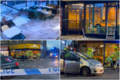Automobil se zabio u poslastičarnicu i "pokupio" dve mušterije koje su sedele za stolom: Žena odletela preko lokala (VIDEO)