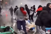 Navijači priredili nerede na ulicama u Belgiji: Marokanci zapalili kontejner, razbili auto? (VIDEO)
