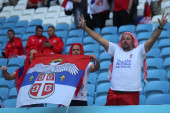 Orlovi imaju veliku podršku! Vijori se zastava, himna odjekuje velelepnim stadionom! (GALERIJA)