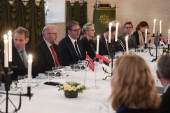 Hvala im na gostoprimstvu: Vučić na radnom ručku sa gradonačelnicom Trondhajma Ritom Otervik