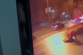 Jeziv snimak brutalnog ubistva: Jurio mladića, pa ga izbo nožem kod benzinske pumpe (VIDEO)