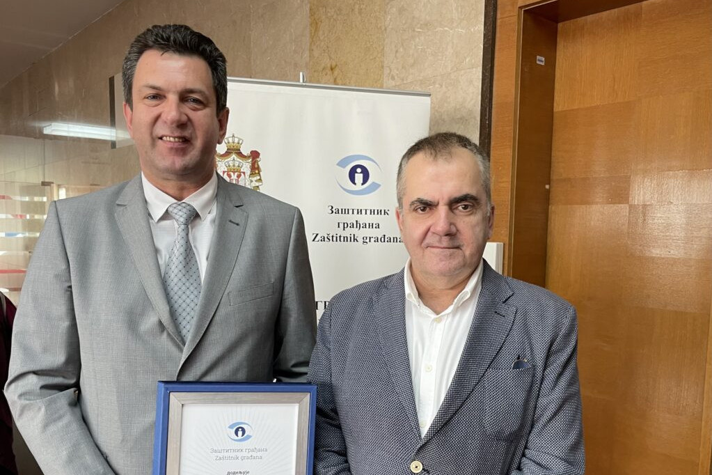 24SEDAM ŠABAC Grad dobitnik priznanja za razvoj partnerstva javnog i civilnog sektora