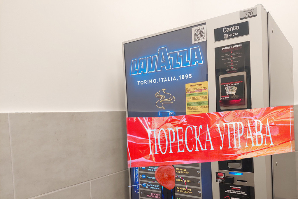 I to je moguće: Poreznici "zabranili rad" i zapečatili kafe aparat u Kragujevcu