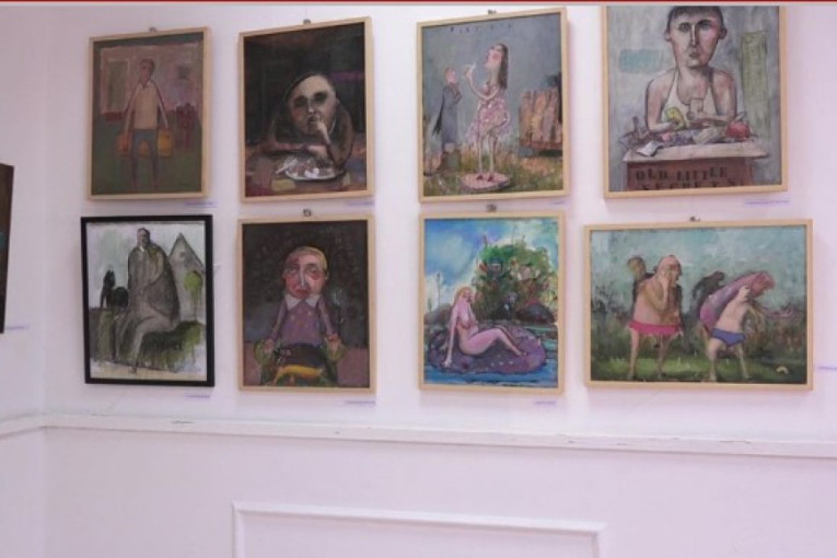 24SEDAM STARA PAZOVA Otvorena izložba slika Vladimira Price "Ponavljači"