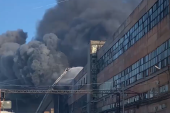 Kod Moskve odjekivale eksplozije! Požar guta fabriku vojne opreme, gist dim iznad grada (VIDEO)
