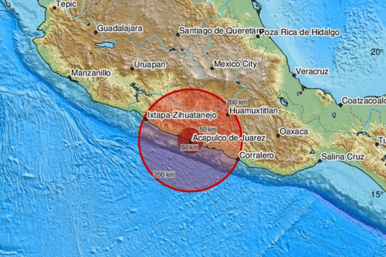 Snažan zemljotres od 5,9 stepeni pogodio Meksiko (VIDEO)