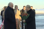 Putin sleteo u Belorusiju: Dočekao ga Lukašenko (VIDEO)