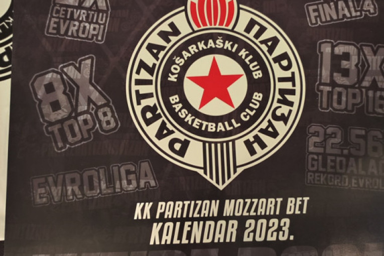 Partizan promovisao kalendar! Crno-beli evropski vremeplov! (GALERIJA)