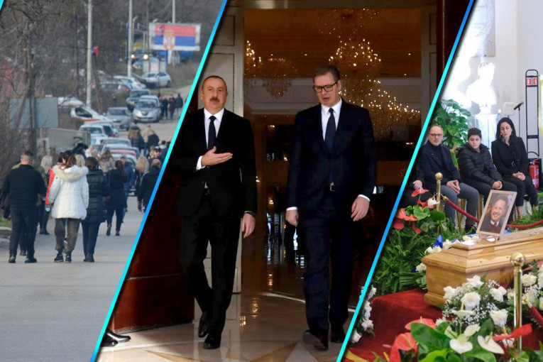 Nedelja usred srede: Vučić sa Alijevim u Azerbejdžanu, Srbi na barikadama već 12 dana - zakazan najveći protest, ispraćaj Siniše Mihajlovića