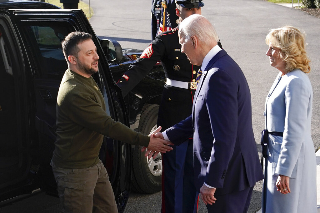 Bajdenovi dočekali Zelenskog: "Došao sam u Vašington kako bih zahvalio SAD na pomoći" (FOTO)