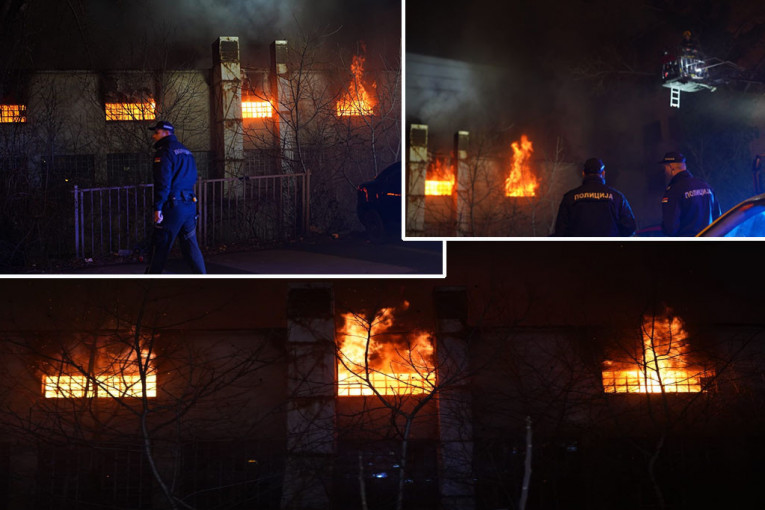 Vatrogasci i dalje u borbi sa jezivom stihijom u centru Beograda: Gori više stotina kvadrata (GALERIJA/VIDEO)