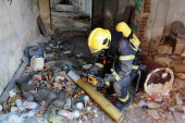 Goreo podrum u centru Zagreba: Izvađeno nekoliko plinskih boca, uzrok požara i dalje nepoznat