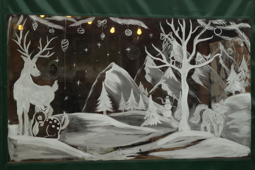 Miljana prozore i izloge pretvara u novogodišnju bajku: Pogledajte kakav neobičan talenat ima ova devojka