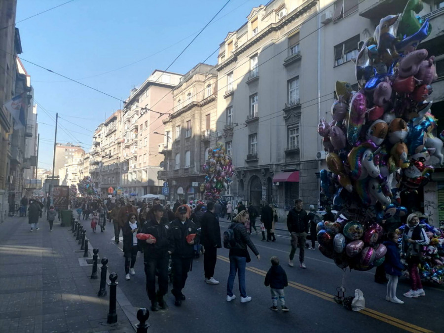 Ulica Otvorenog Srca U Centru Beograda