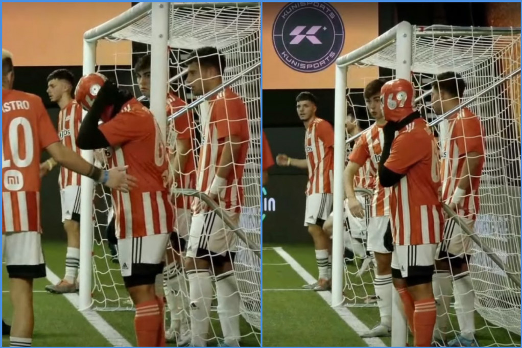 Maskirani napadač igrao u Pikeovoj verziji fudbala, internet poludeo od nagađanja: Ko je, dođavola, Enigma?! (FOTO/VIDEO)