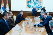 Dobar razgovor: Vučić se sastao sa predsednikom UEFA Čeferinom!