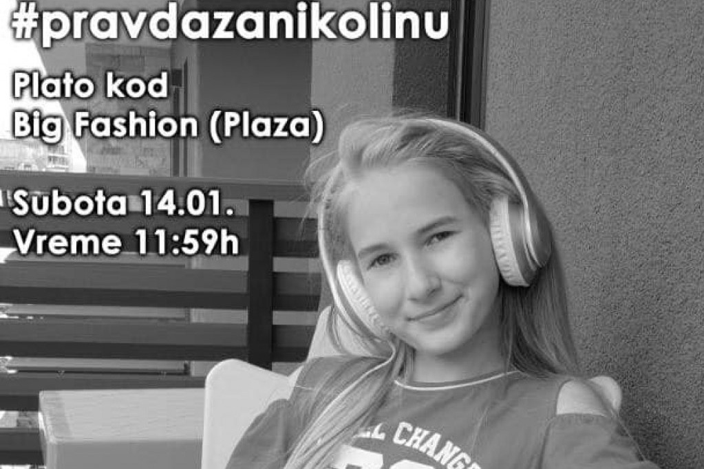 "Njen ubica je i dalje na slobodi, ne osećamo se bezbedno": Protest  u Kragujevcu na mestu gde je pokošena Nikolina (13)