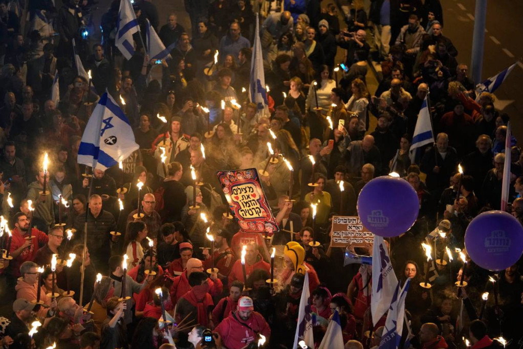 U Tel Avivu desetine hiljada ljudi protestovalo protiv reforme pravosuđa: 24. demonstracije na 150 lokacija (VIDEO)