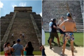 Poljak se popeo na drevne piramide Maja, pa dobio motkom po glavi (VIDEO)