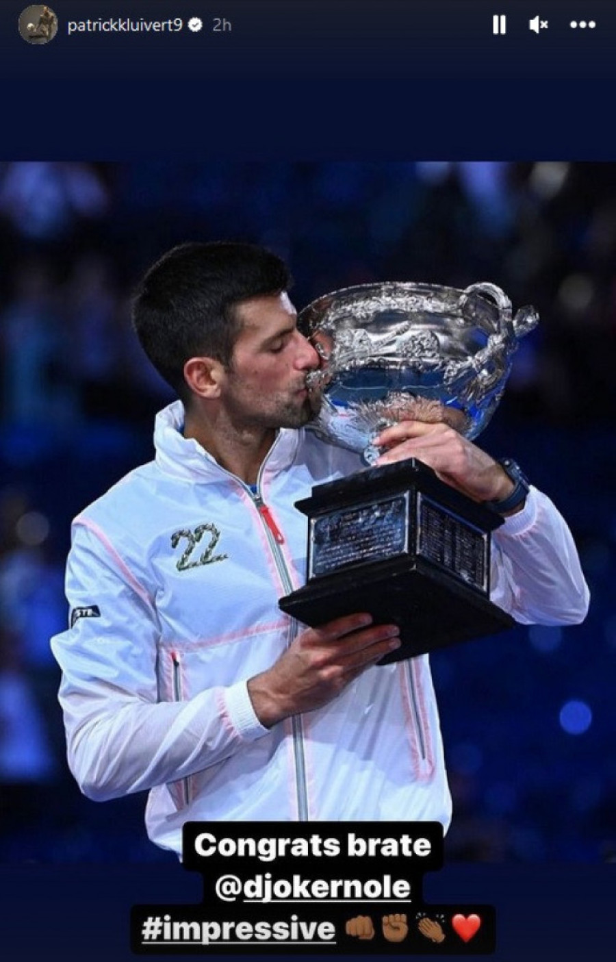 Čuvena Ajaksova škola pozdravila Novakovu pobedu u Melburnu