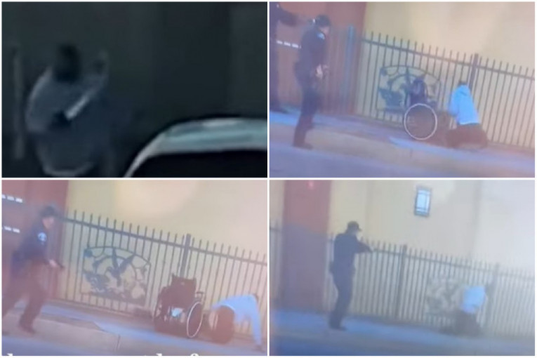 Čovek kome su obe noge amputirane nosio nož, policija ga upucala 8 puta (VIDEO)