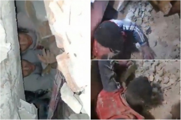 Dečak 7 sati bio pod ruševinama: Ljudi čekaju da budu izbavljeni, dramatični snimci iz Turske (VIDEO)