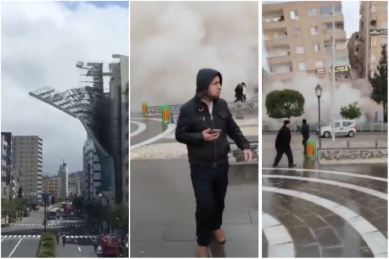 Zgrade se ruše, ljudi panično beže: Snimci iz Turske posle novih razornih zemljotresa (VIDEO)