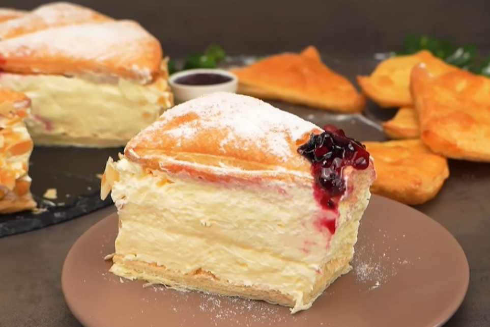Recept dana: Princes krofna torta - veća kremasta verzija omiljenih kolača, bez mešenja testa i bez jaja (VIDEO)