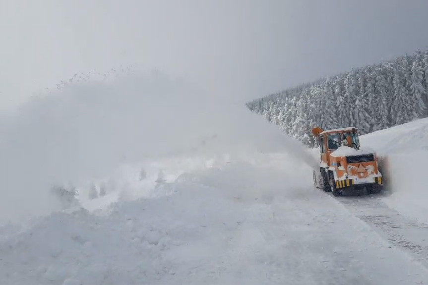 Snežna mećava zatvorila škole u Priboju: Sneg obarao drveće, pokidani kablovi, a ni struje nema
