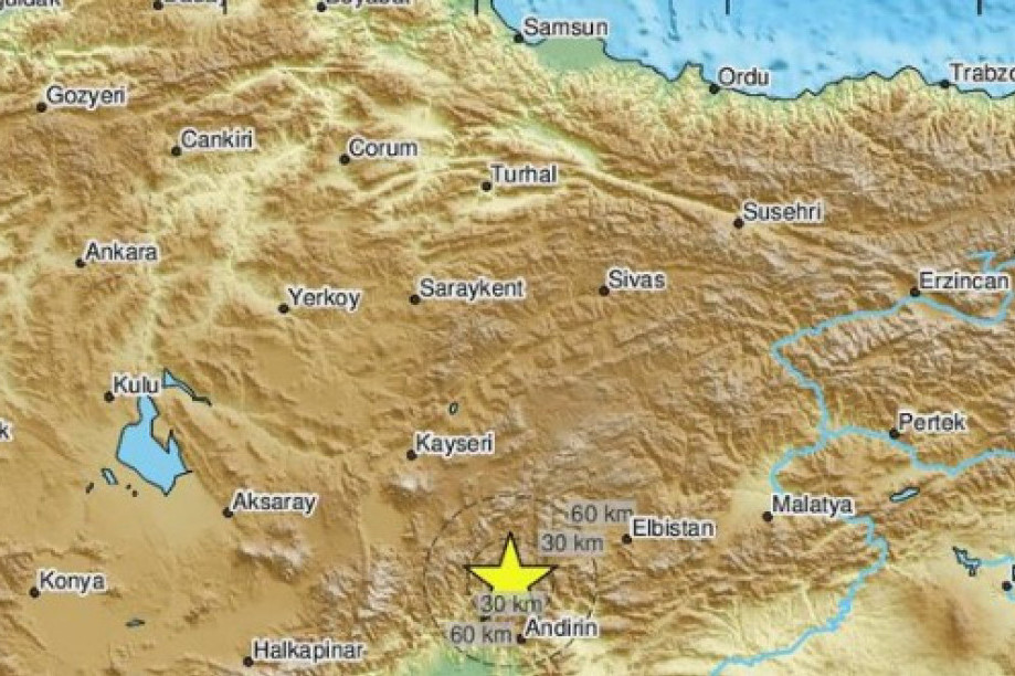 Još jedan zemljotres u Turskoj! Potres jačine 5 stepeni po Rihteru pogodio provinciju Kahramanmaraš!