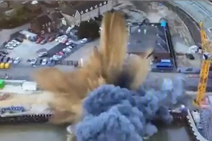 Snažna eksplozija u engleskom gradu: Eksplodirala bomba iz Drugog svetskog rata (VIDEO)