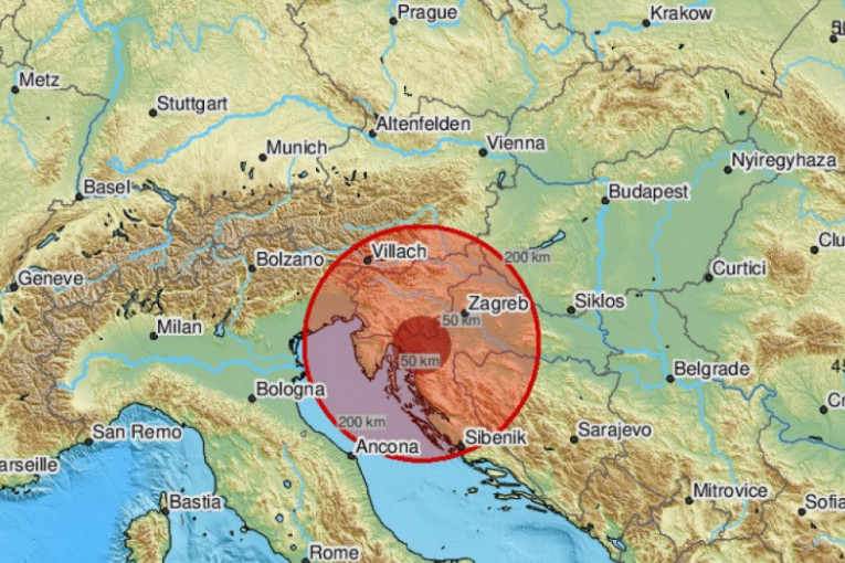 Treslo se u komšiluku: Jak zemljotres pogodio Hrvatsku!