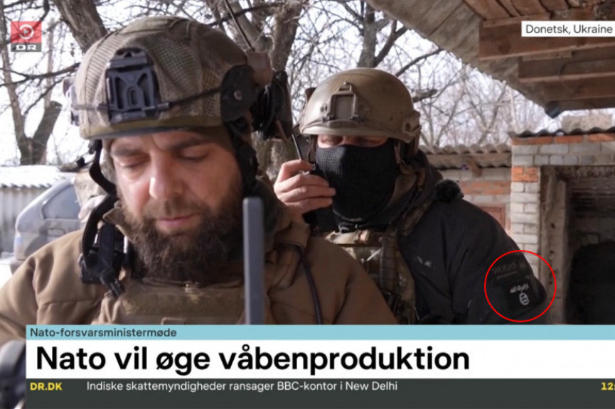 U Ukrajini se bore i teroristi: Američka agencija snimila vojnika sa amblemom Islamske države! (VIDEO)