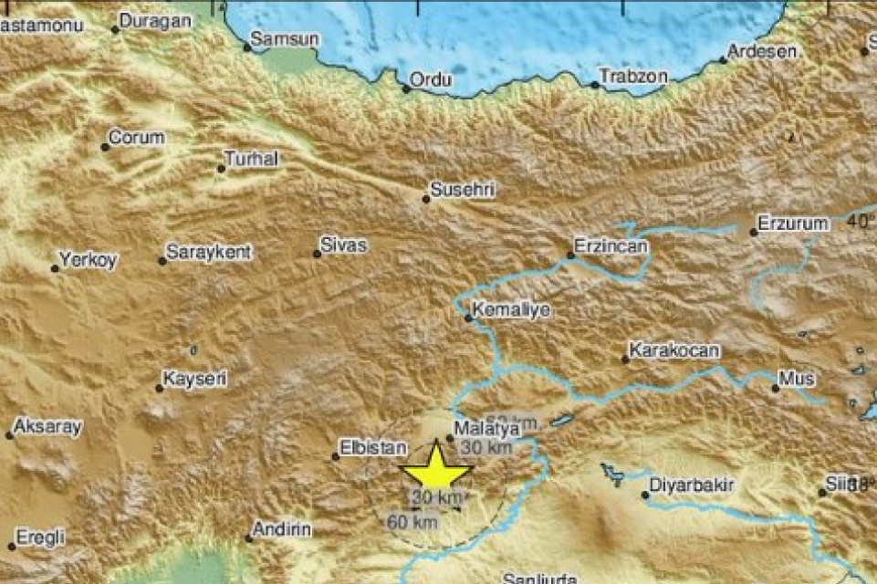 Još jedan zemljotres u Turskoj: Treslo se u blizini grada Karamanmaraša